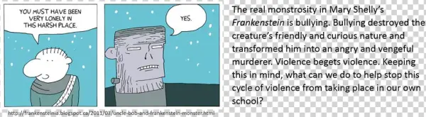 Picture - Frankenstein Bullying