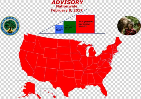 Us Map Of Grizzly Bear Population Per School District - Obama And Mitt Romney Electoral Votes