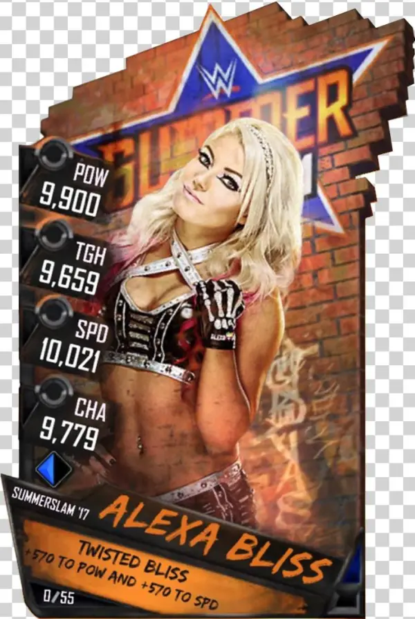 Alexabliss S3 15 Summerslam17 Ringdom - Wwe Supercard Kurt Angle