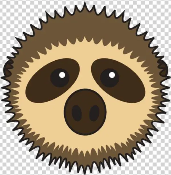 Animaru Sloth - Giclee Painting: Bat, 23x16in.