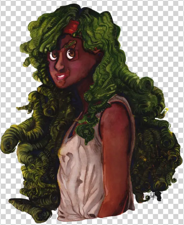 Experimenting Dye Ink On Bristol Paper - Bust