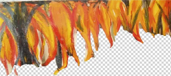 Pero Apenas Lo Tocaron Las Llamas Y Sintió Que Se Quemaba, - Watercolor Paint