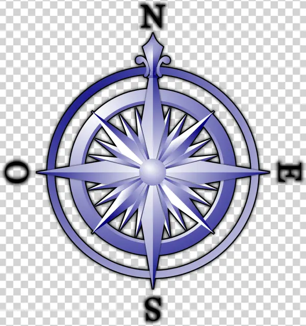Blue Compass Svg Clip Arts 558 X 594 Px