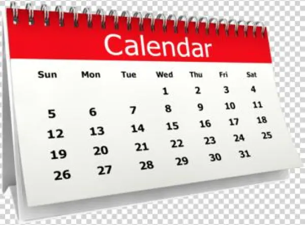 Calendar - Calendar Transparent