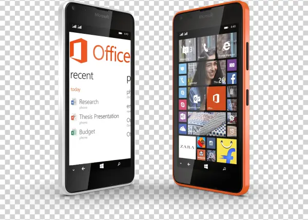 Cny Lumia 640 White Front Right Digital Marketing 3 - Microsoft Lumia 640 White Png