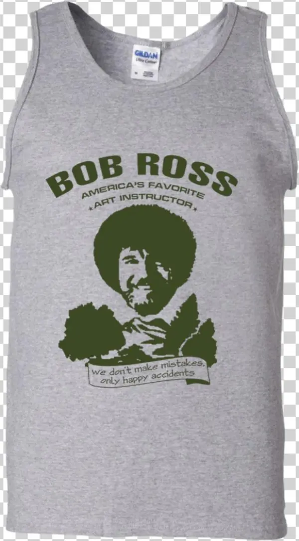 Men,women Tank Top - Bob Ross Mistakes Shirt