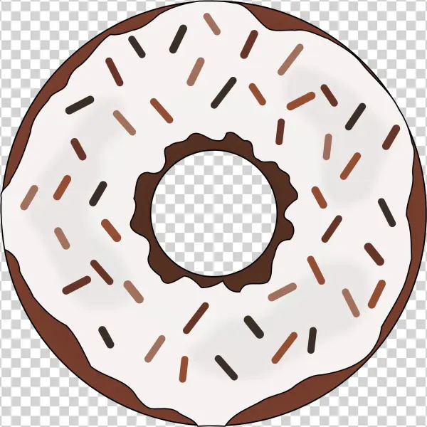 This Free Icons Png Design Of Brown Donut