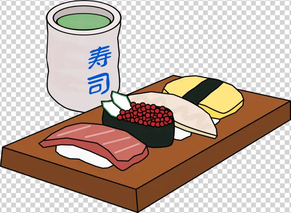 This Free Icons Png Design Of Sushi And Green Tea